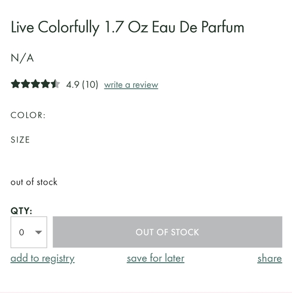 New w/out box never used KATE SPADE LIVE COLORFULLY beautiful bow 🎀 bottle - Picture 5 of 8